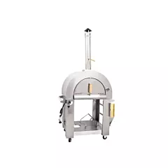 Nella Stainless Steel Wood & Propane Burning Pizza Oven