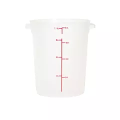 Nella 8 Qt Round Food Storage Container, Translucent