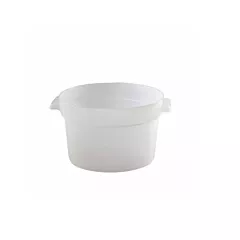 Nella 2 Qt Round Food Storage Container, White