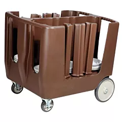 Slice Craft Polyethylene Adjustable Dish Caddy with 6 Adjustable Dividers & Vinyl Cover(OM80286)