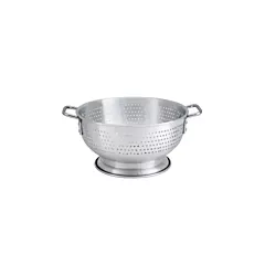 Nella 16 Qt Aluminum Colander with Handles & Base