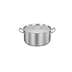 Nella 25 Qt Braiser Stainless Steel with Cover