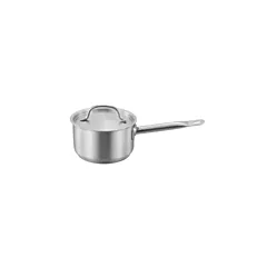 Nella 2 Qt Sauce Pan Stainless Steel with cover