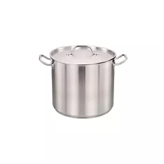 Nella 20 Qt Stock Pot with Cover, Stainless Steel