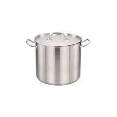 Nella 80 Qt Stock Pot Stainless Steel with Cover