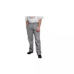 Chef Revival Chef Pants with Elastic Waist, Grey, Large