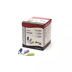 Pressure Activated Safety Lancets 21G, Normal Flow, 1.8mm Depth, Blue, 200/bx