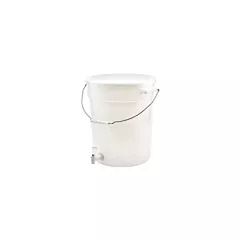 Winco 6 Gallon Beverage Dispenser, White(PBDW-22)