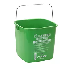 Winco 6 Qt Sanitizing Bucket, Green(PPL-6G)