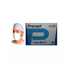 Precept Level 3 High Filtration Surgical Mask with Stretch Knit Ties, 50/box