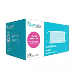 PRIMED Earloop Mask Level 3, Indigo, 50/box