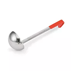 Vollrath 8 Oz One Piece Ladle, Orange Handle(4980865)