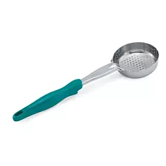 Vollrath 6 Oz Perforated Spoodle, Teal Handle*(6432655)