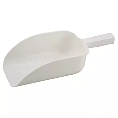 Winco 64 Oz Scoop, White