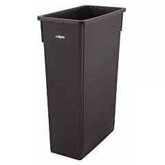 Winco 23 Gallon Slender Trash Can, Brown(PTC-23B)