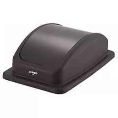 Winco Swing Lid for 23 Gallon Slender Trash Cans, Brown(PTCL-23B)