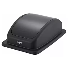 Winco Swing Lid for 23 Gallon Slender Trash Cans, Black(PTCL-23K)