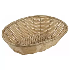 Winco Woven Basket, Tan, 9.5