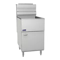 Pitco 65 - 80 lb Tube Fired Floor Fryer Natural Gas 150,000 BTU(65C+S)