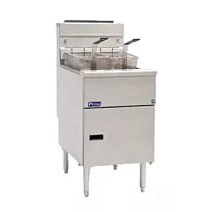 Pitco Solstice 70 - 90 lb Floor Fryer Natural Gas 140,000 BTU(SG18S)