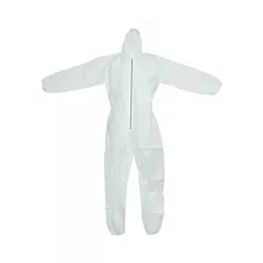Polypropylene Coverall w/ Hood, Elastic Wrists, Ankles, 50/case