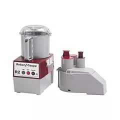 Robot Coupe 3 Qt Combination Food Processor Continuous Feed, Grey Bowl, One Speed, 1 HP(R2N)
