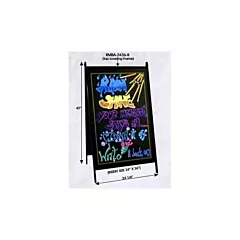 Rainbow Sign A-Frame Markable Board, 24