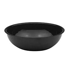 Cambro 3.2 Qt Round Ribbed Black Bowl 6 /Case - RSB10CW110