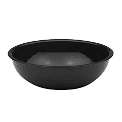 Cambro 5.8 Qt Round Ribbed Black Bowl 6 /Case - RSB12CW110