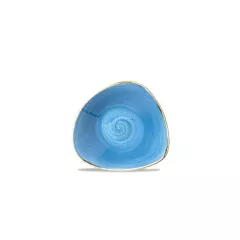 Churchill Stonecast 13 Oz Triangle Bowl, Cornflower Blue 12 /Case -  SCFSTRB71