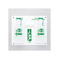 Eye Wash Station, w/2 Empty Eye Wash Bottles