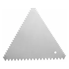 Winco Decorating Comb with 3 Edges (Fine, Medium, Coarse)