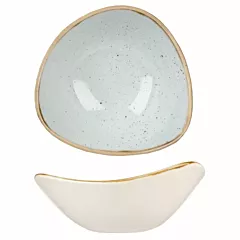 Churchill Stonecast 9 Oz Triangle Bowl, Duck Egg Blue 12/Case(SDESTRB61)