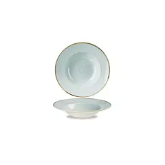 Churchill Stonecast 16.5 Oz Wide Rim Bowl, Duck Egg Blue 12/Case(SDESVWBL1)