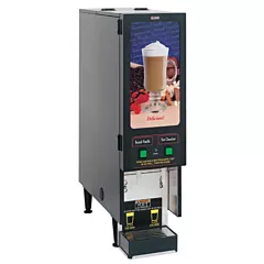 Bunn Fresh Mix Hot Dispenser with 2 Hoppers, Black 120 V