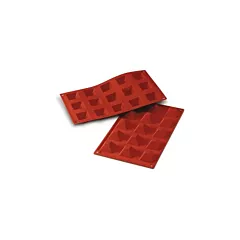 Siliko Mart Mini Pyramid Silicone Mold, 15 Pieces