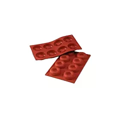 Siliko Mart Savarin Silicone Mold, 8 Pieces