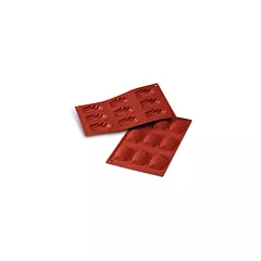 Siliko Mart Madeleine Silicone Mold, 9 Pieces