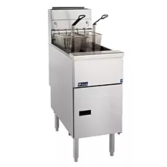 Pitco Solstice 40 - 50 lb Floor Fryer Natural Gas 110,000 BTU(SG14S)