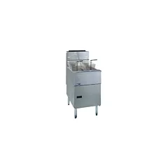 Pitco 70 - 90 lb Floor Fryer with Digital Controls Natural Gas - 140,000 BTU