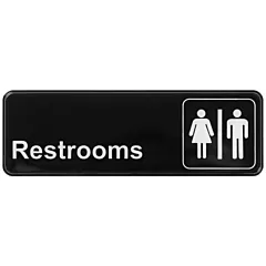 Winco Restroom Sign, 9