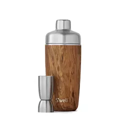 Swell 532 ml Bar Shaker Set, Teakwood