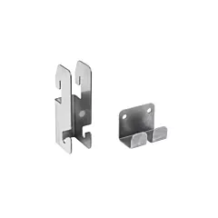 Metro Smart Wall Grid Mounting Bracket Kit for Wall Track, Stainless Steel