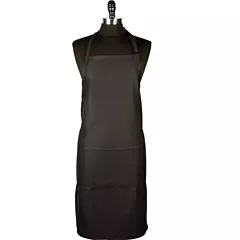 Mercer Culinary Bib Apron with Pocket, Black
