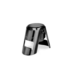 Final Touch Champagne Bottle Stopper - Black Chrome