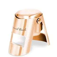 Final Touch Champagne Bottle Stopper - Copper