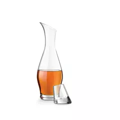 Final Touch Entasis Lead-Free Crystal Liquor Decanter