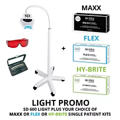 SpaDent SD600 Blue and Red LED Floor Light with Whitening Product Promo