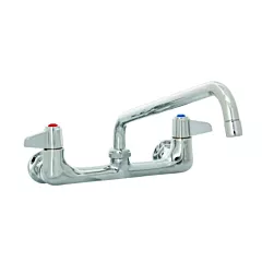 T&S Brass Equip Wall Mount Faucet with 8