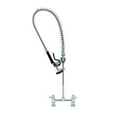 T&S Brass Pre Rinse Deck Mount Faucet with 8